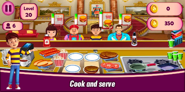 Rudra Cooking Restaurant Game Captura de tela 0