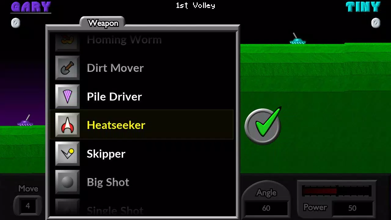 Pocket Tanks Captura de tela 2