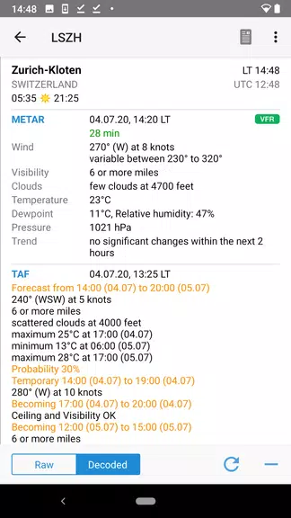 AeroWeather Captura de tela 2