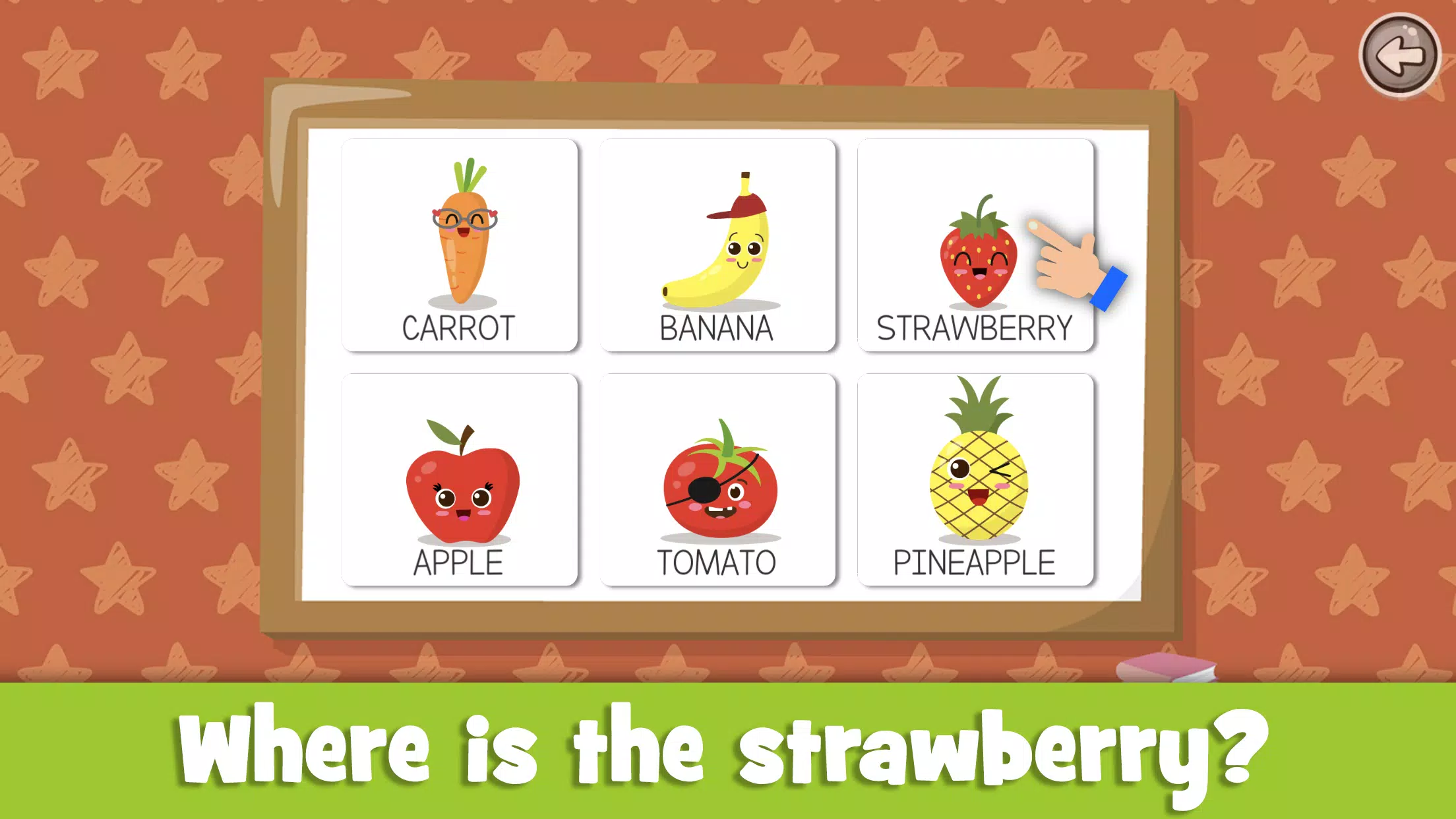 Jogos para crianças 2 5 Frutas Captura de tela 2