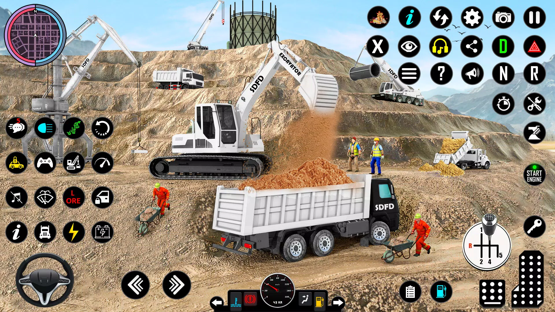 Snow Excavator Simulator Game スクリーンショット 0