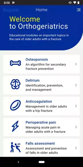 AOTrauma Orthogeriatrics Captura de tela 1