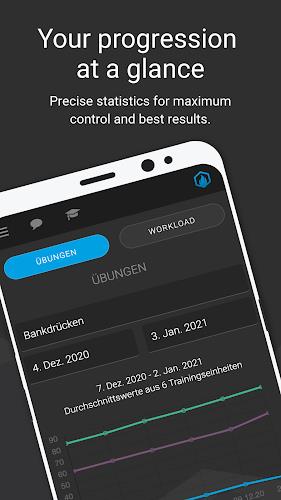 Workout tracker GAINSFIRE Captura de tela 2