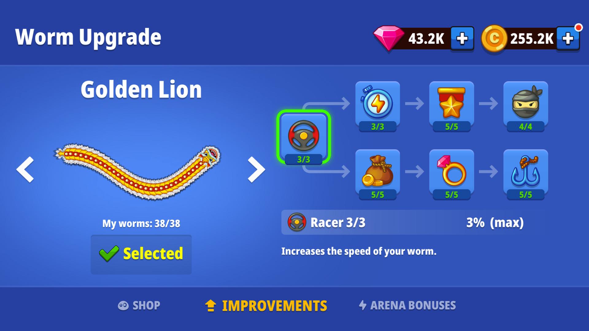 Worm Hunt - Snake game iO zone スクリーンショット 2