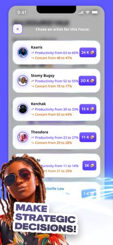 Rap Label Manager Game应用截图第3张