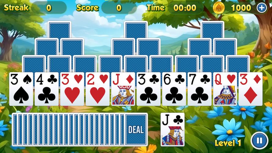 TriPeaks Solitaire Challenge 스크린샷 0
