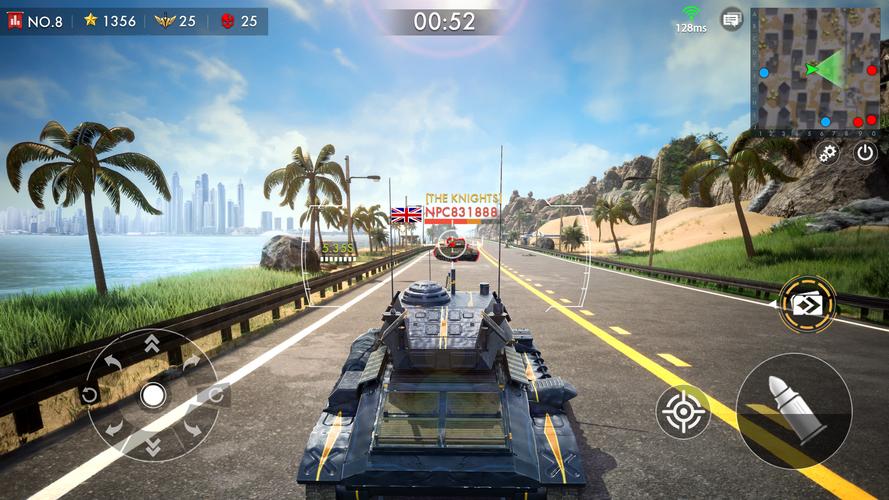 Tank Conflict: PVP Blitz MMO Captura de tela 0