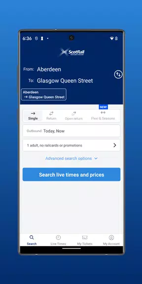 ScotRail Train Times & Tickets スクリーンショット 0