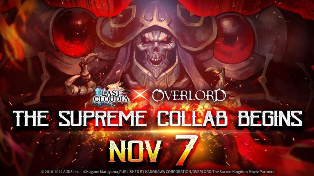 LAST CLOUDIA x Overlord 联名合作下周发售！