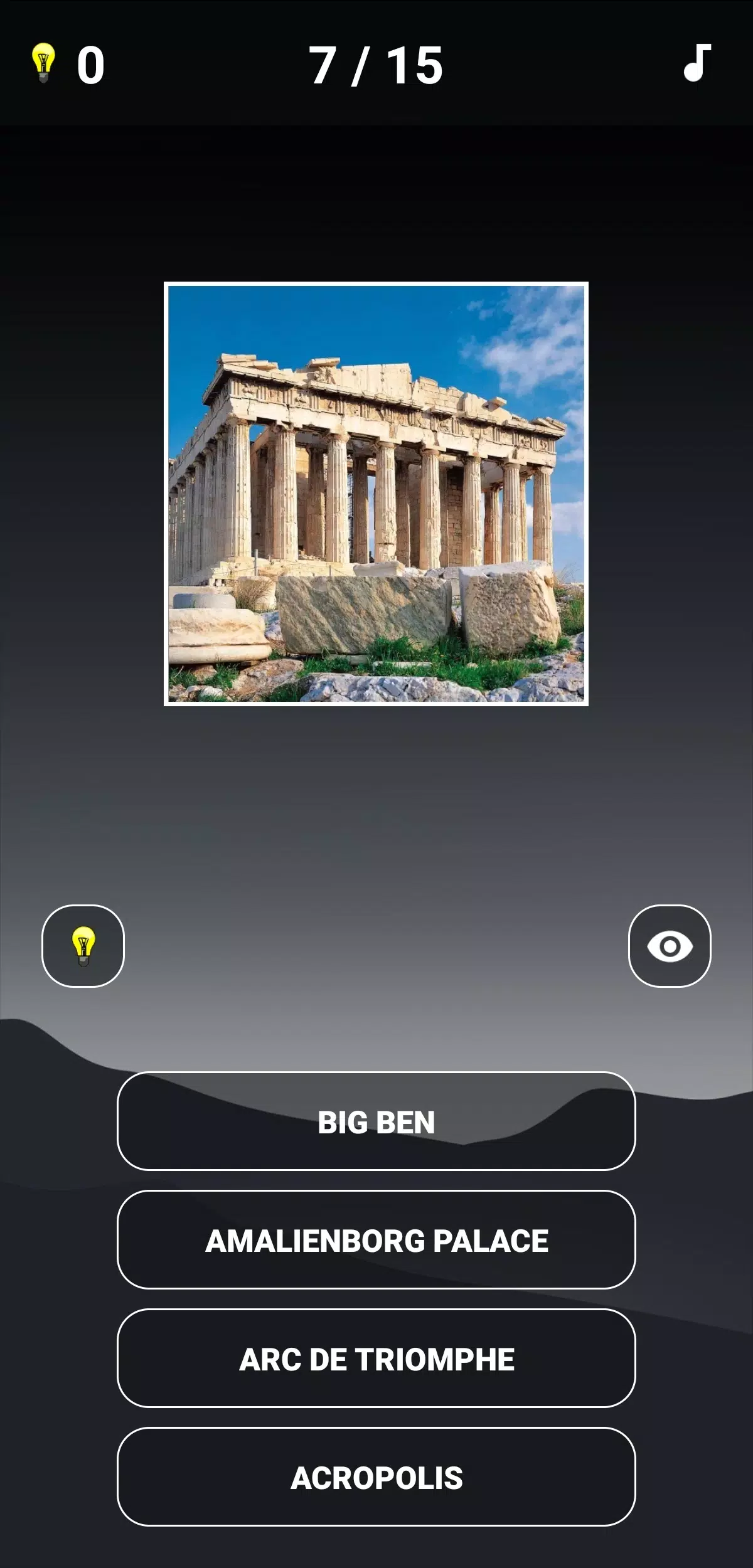 Landmarks Quiz Captura de pantalla 0