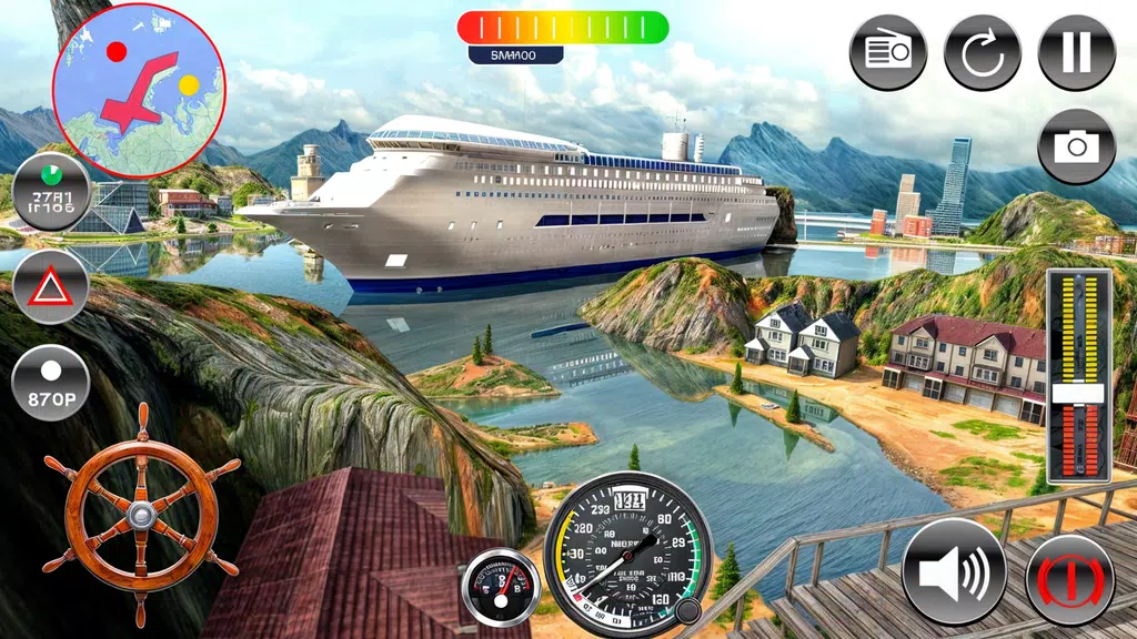 Transport Cruise Ship Games Captura de pantalla 0