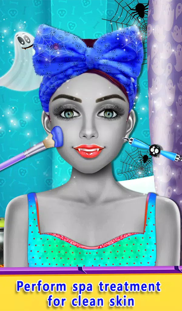 Halloween Makeover Salon Games Captura de tela 0