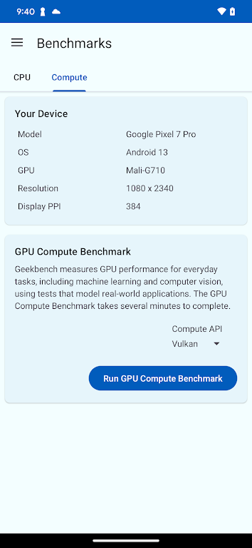 Geekbench 6 스크린샷 2