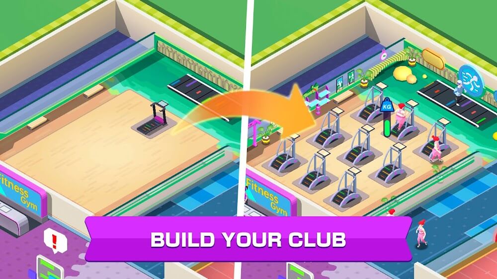 Fitness Club Tycoon Mod应用截图第1张