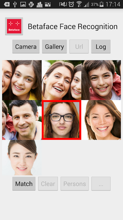 Betaface Face Recognition Captura de pantalla 0