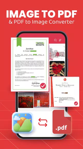 Image to PDF: PDF Converter 스크린샷 1