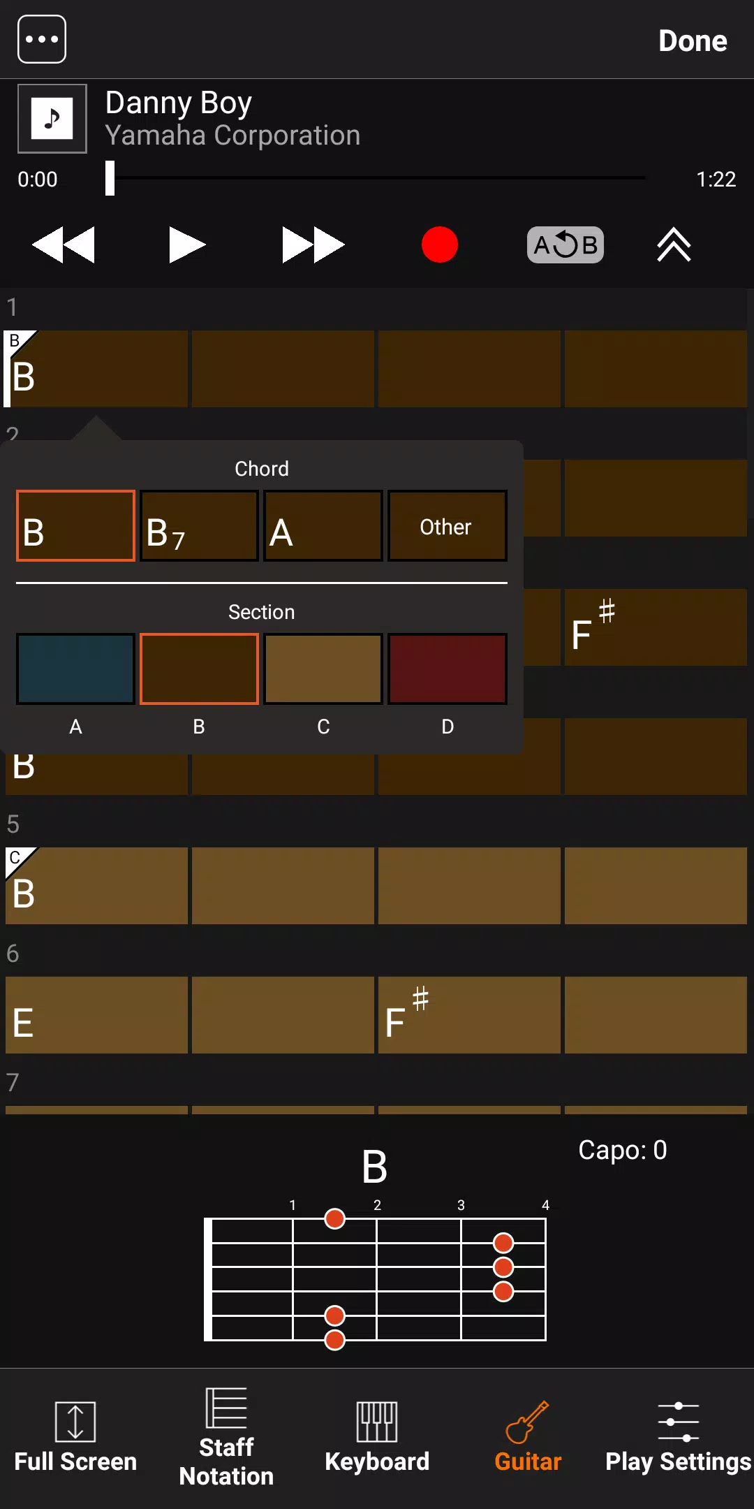 Chord Tracker應用截圖第3張