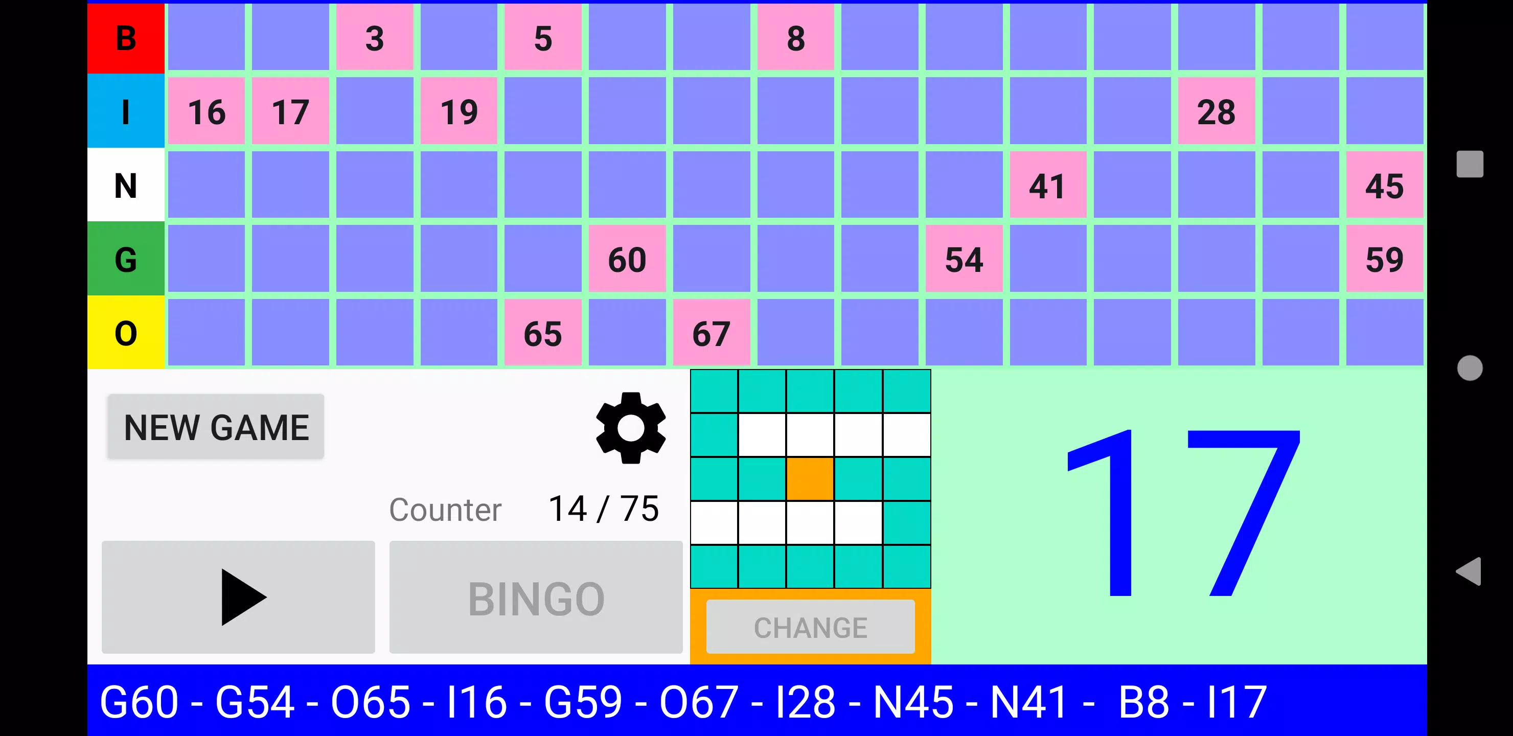 Bingo RS Screenshot 2