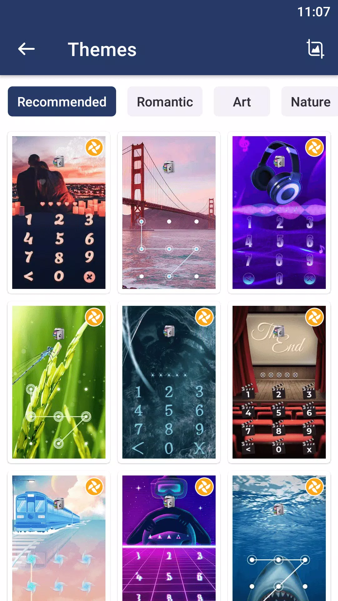 AppLock Live Theme Cinema Screenshot 2