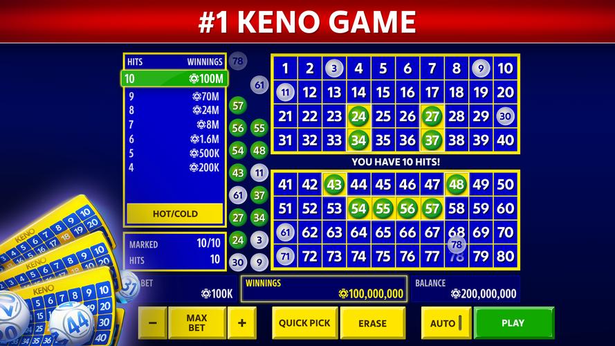 Vegas Keno by Pokerist Captura de pantalla 0