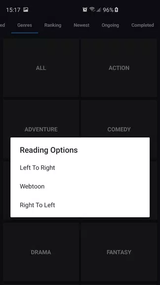 Manga Dark - Read Manga Free スクリーンショット 1