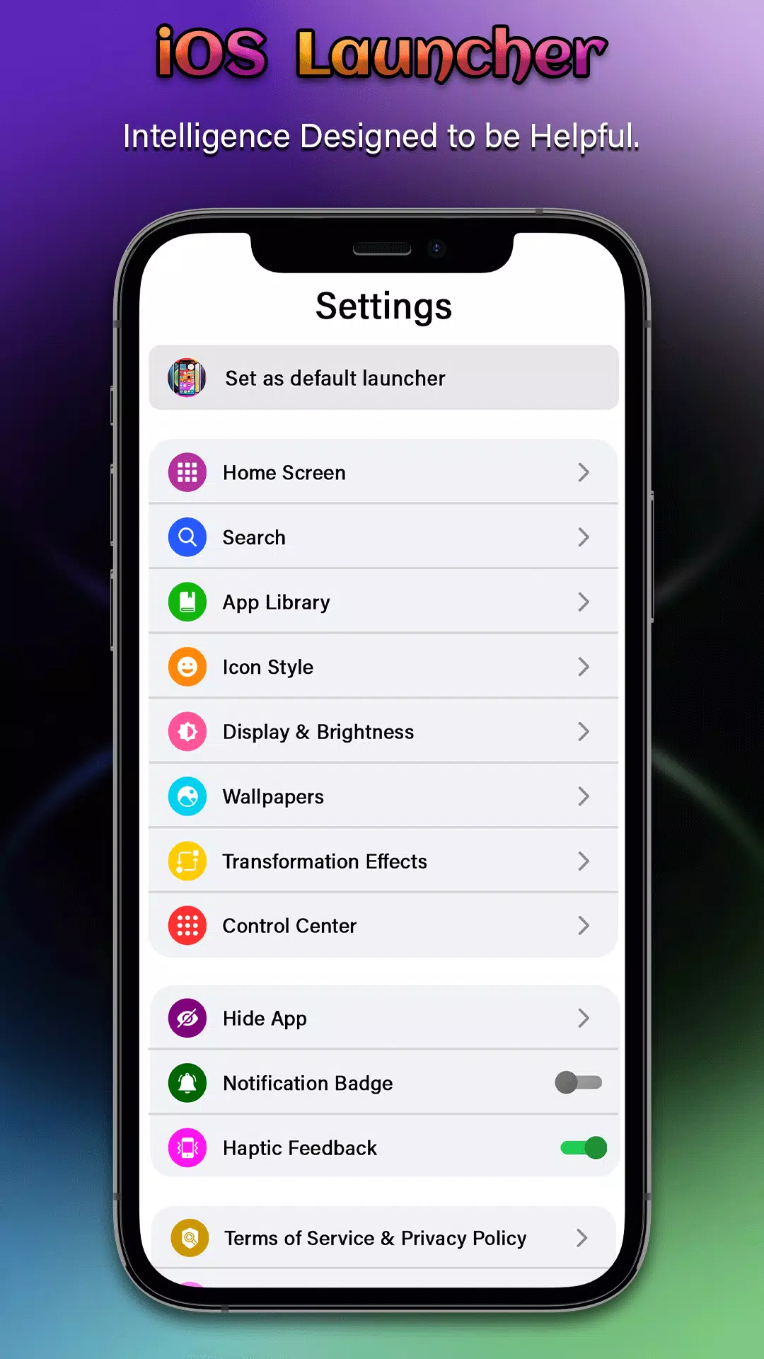 IOS Launcher - iOS 17 Pro Captura de tela 3
