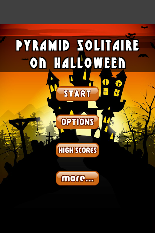 Pyramid Solitaire on Halloween 스크린샷 0