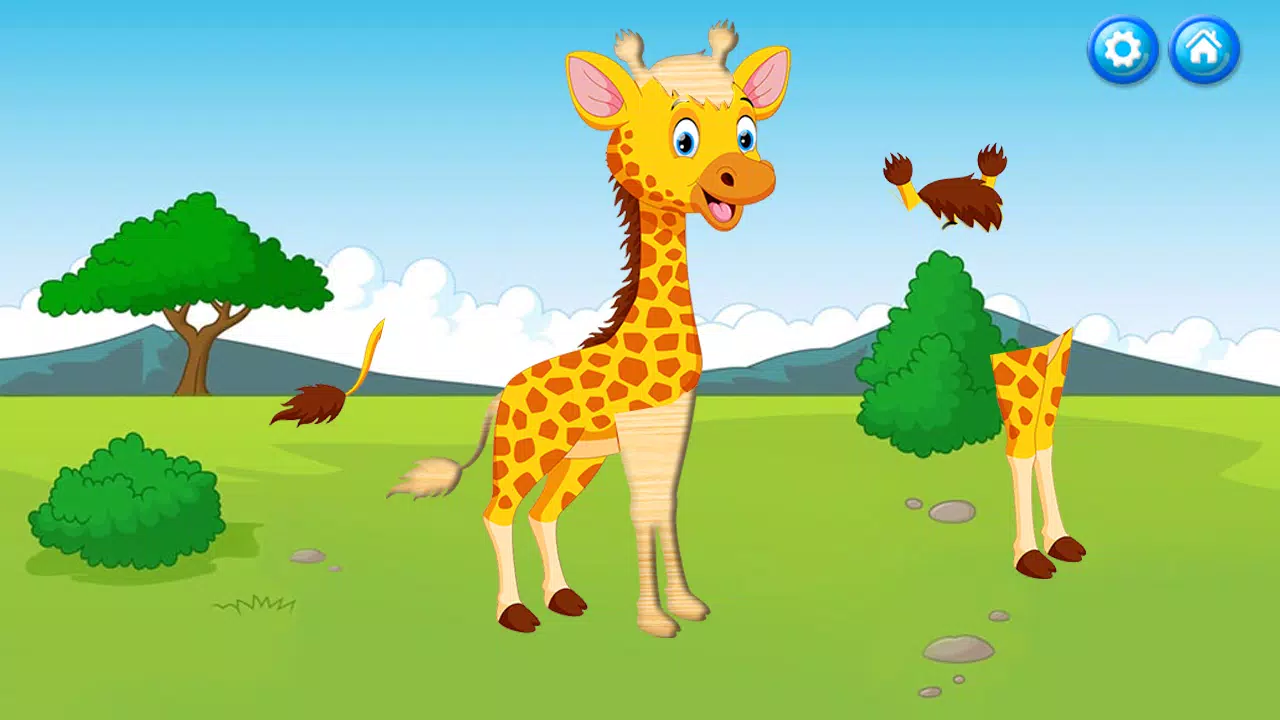 Kids Puzzles - Safari Puzzles Screenshot 1