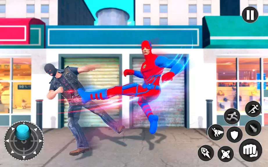 Captain Super Hero Man Game 3D Скриншот 3