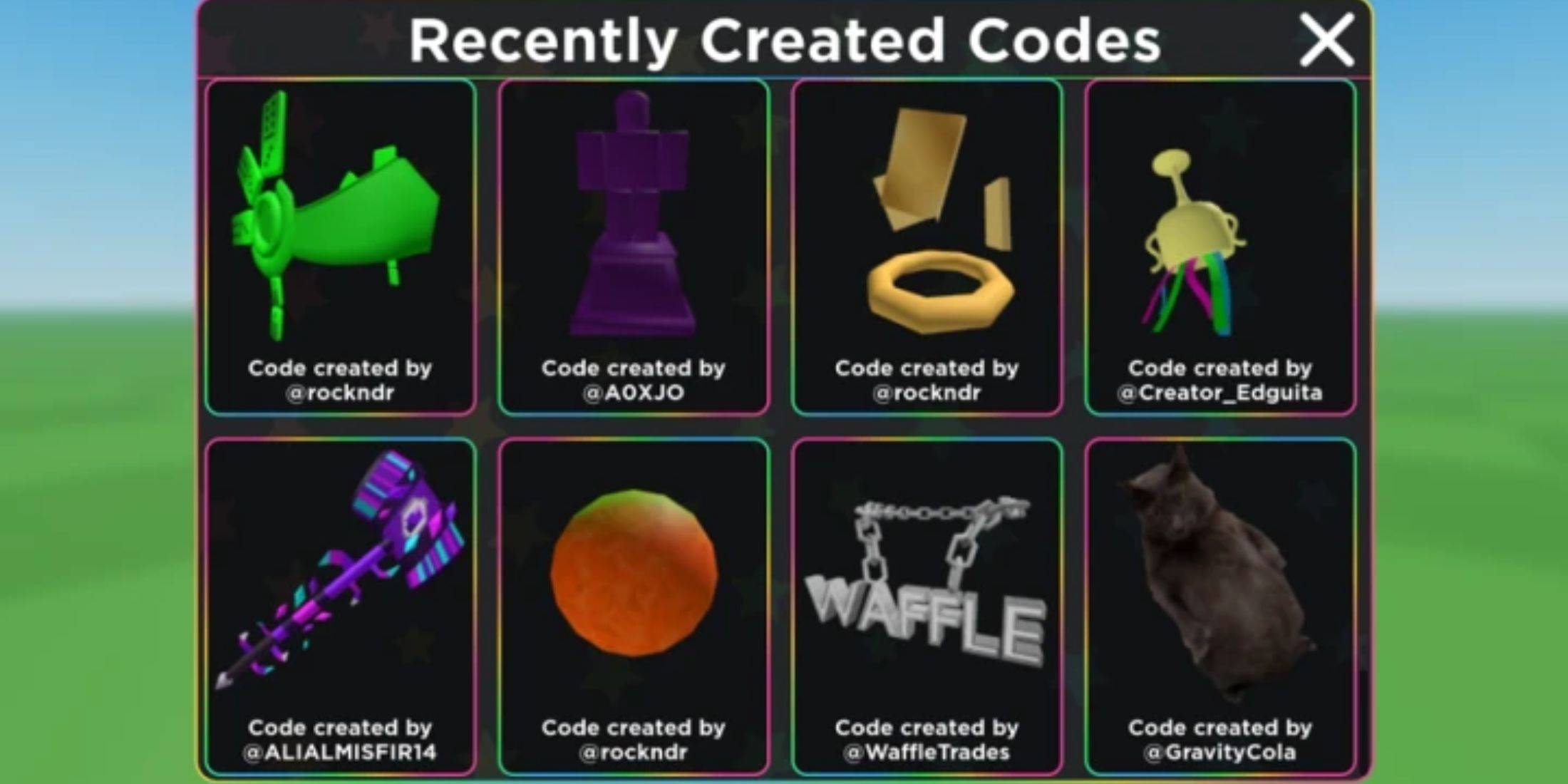 Roblox: UGC Limited Codes (January 2025)