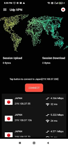 Udp VPN Capture d'écran 1