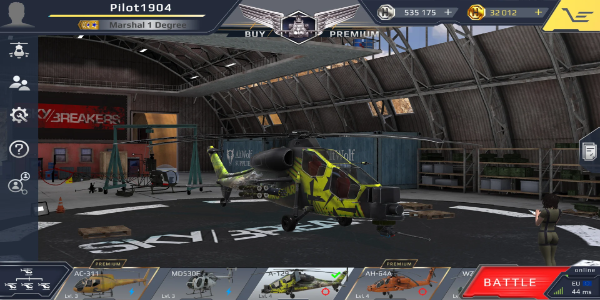 SkyBreakers Helicopters Captura de tela 0