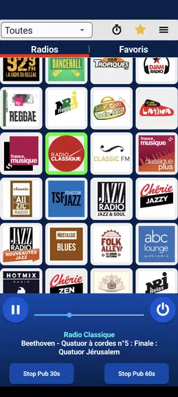 Radios Françaises Captura de tela 1