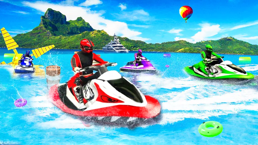 Jet Ski Racing Simulator Games Capture d'écran 2