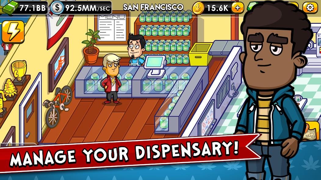 Weed Inc: Idle Tycoon Mod Screenshot 2