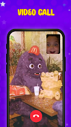 Grimace Fake Call Prank Скриншот 1