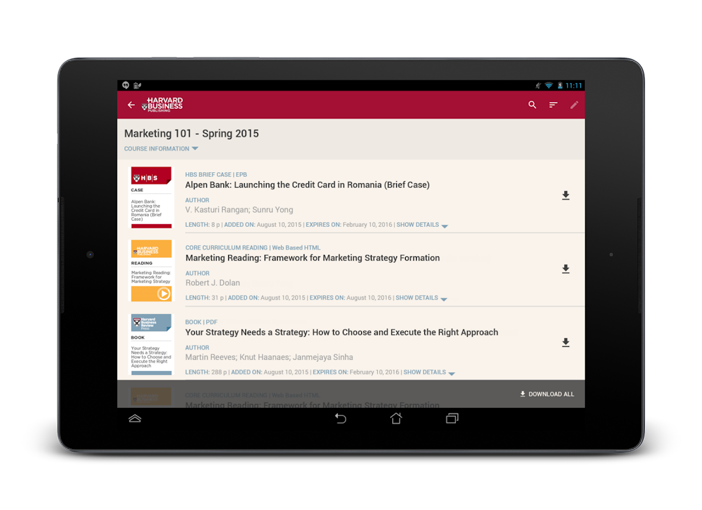 Harvard Business for Students Captura de tela 3