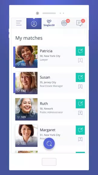 Singles 50 - Matchmaking スクリーンショット 1