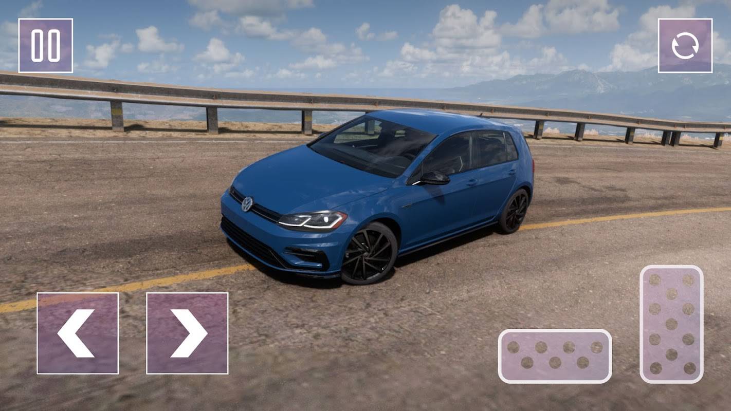 Real Racer Golf GTI Turbo Car Captura de tela 2