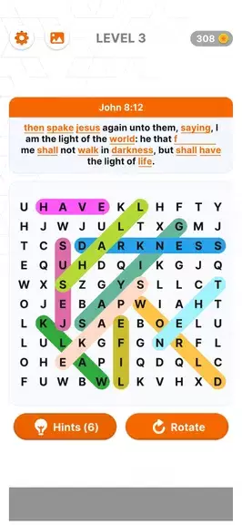 Bible Verse Search-Word Search Capture d'écran 3