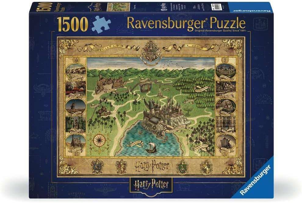 Hogwarts Mapa Puzzle