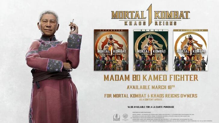 Mortal Kombat 1 Feísta Old Lady Madam Bo se une como el último luchador de Kameo