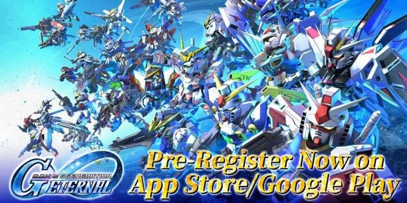 Vorabregister jetzt: SD Gundam G Generation Eternal - Sammeln Sie mobile Anzüge aus 70 Gundam -Titeln