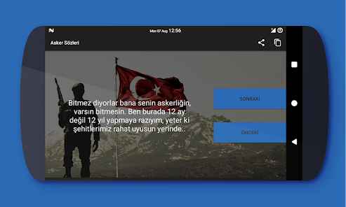 Asker Sözleri Screenshot 2