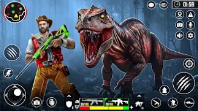 Wild Dinosaur Hunting Game应用截图第0张