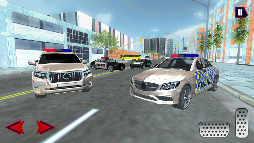 US Police Prado: City Car स्क्रीनशॉट 0