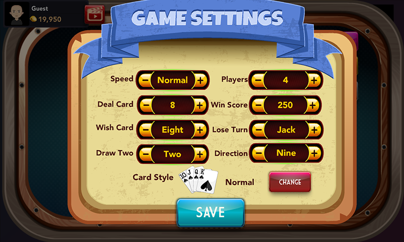 Offline Crazy Eights - Free Card Game Captura de tela 1