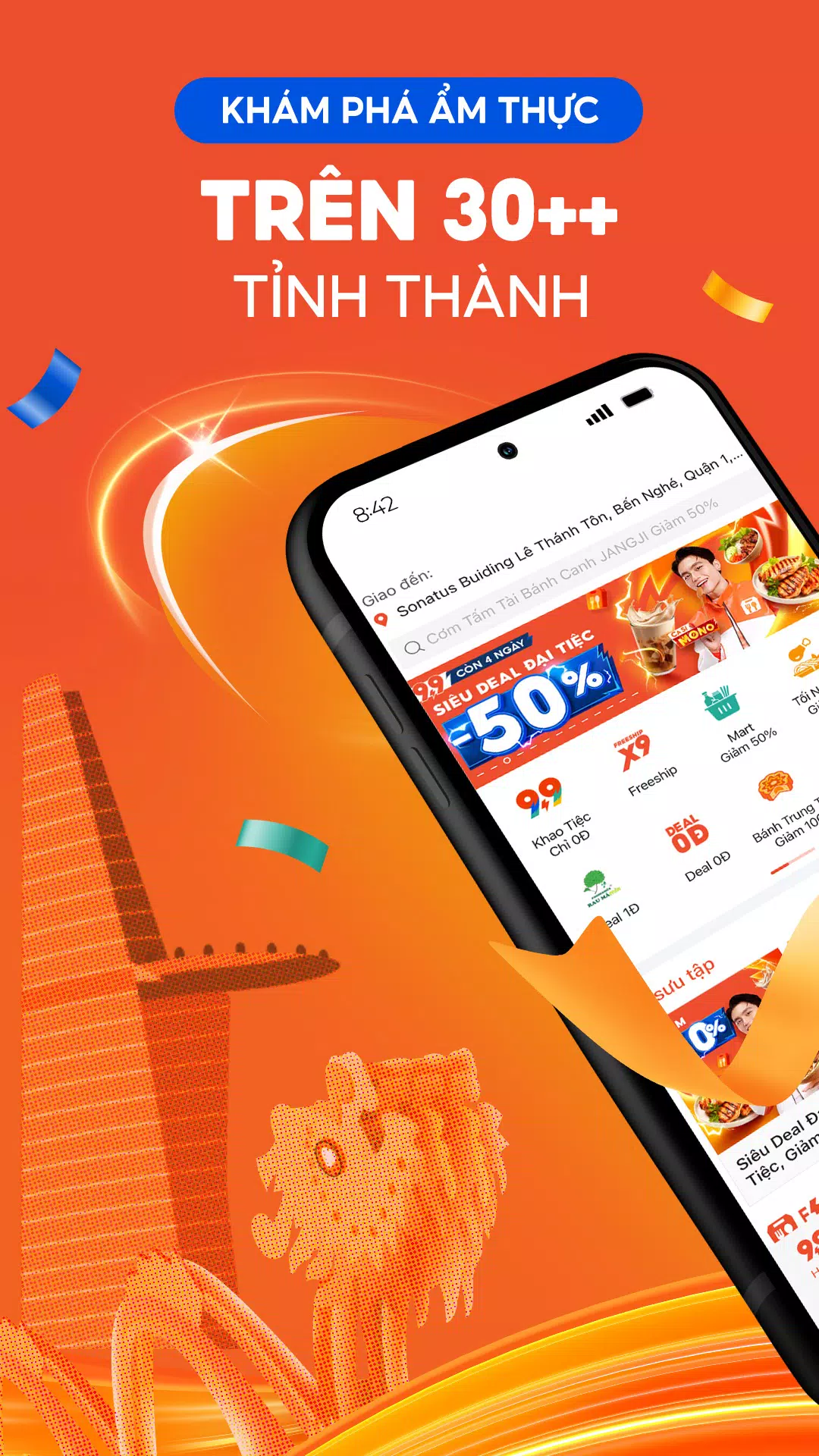 ShopeeFood - Ứng dụng giao món スクリーンショット 1