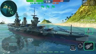 Warships Universe Naval Battle स्क्रीनशॉट 1