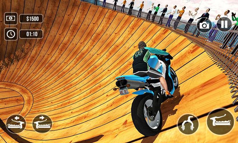 Well of Death Bike Stunts Ride スクリーンショット 1